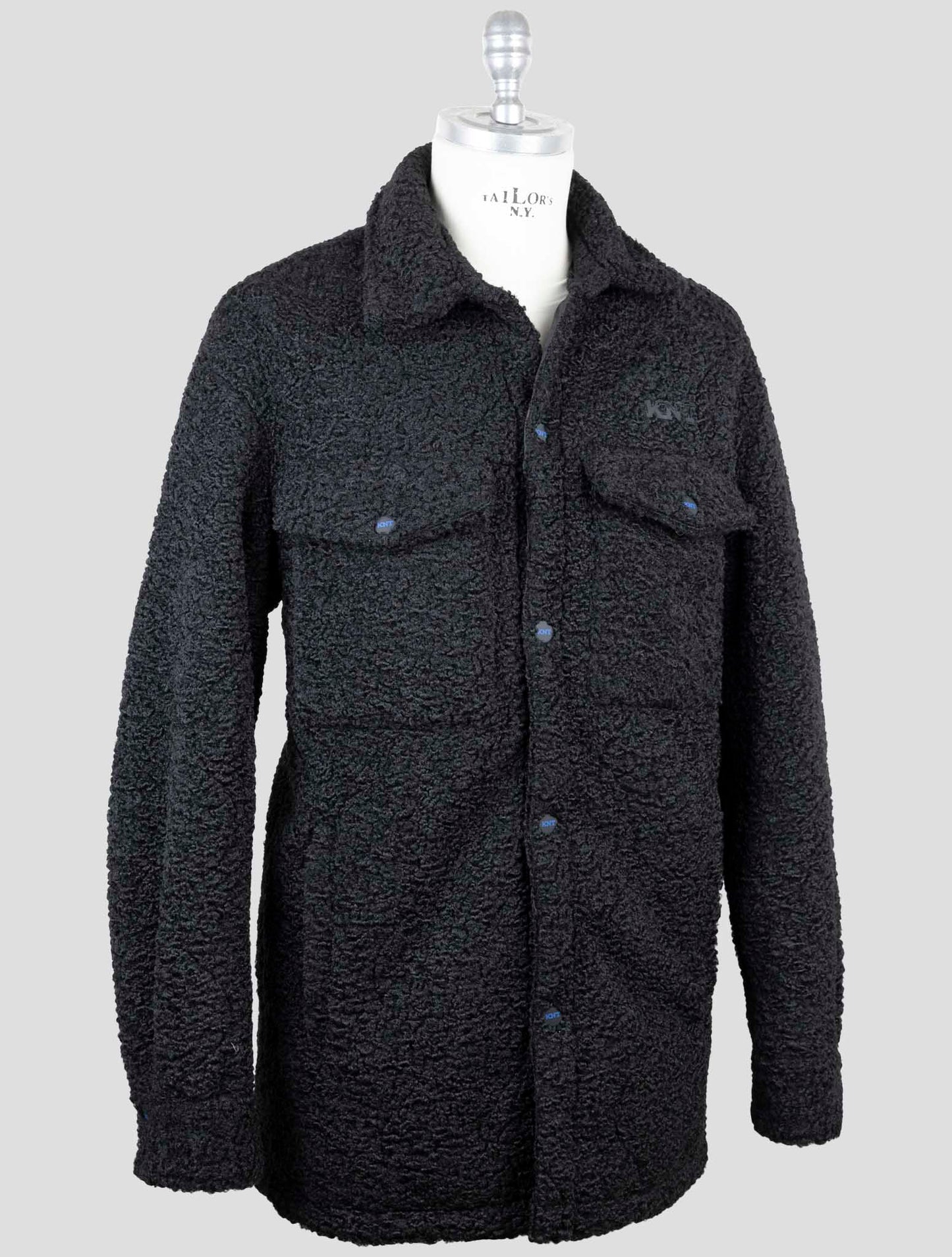 Kiton Knt Black Pl Pa Ea Coat