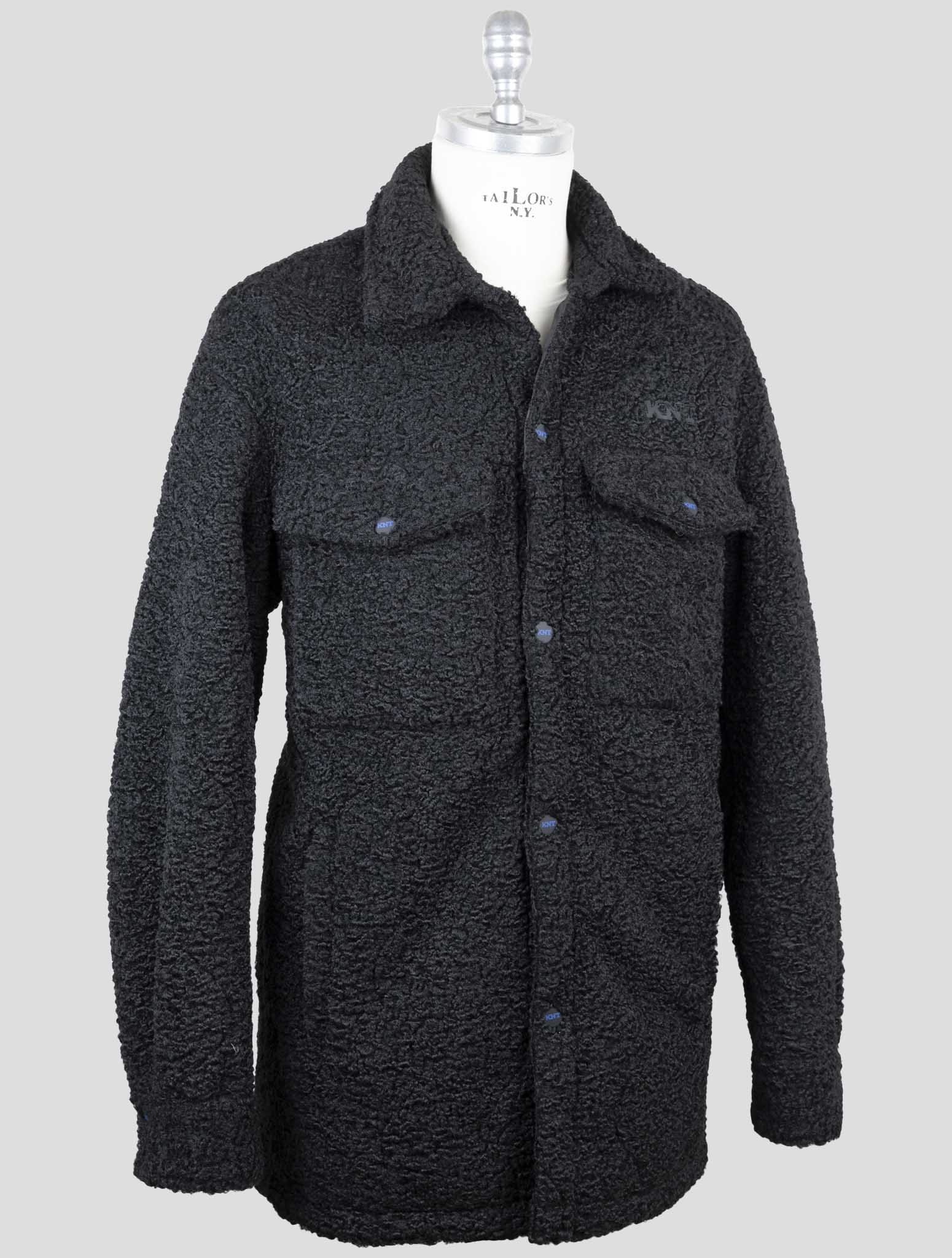 Kiton Knt Black Pl Pa Ea Coat
