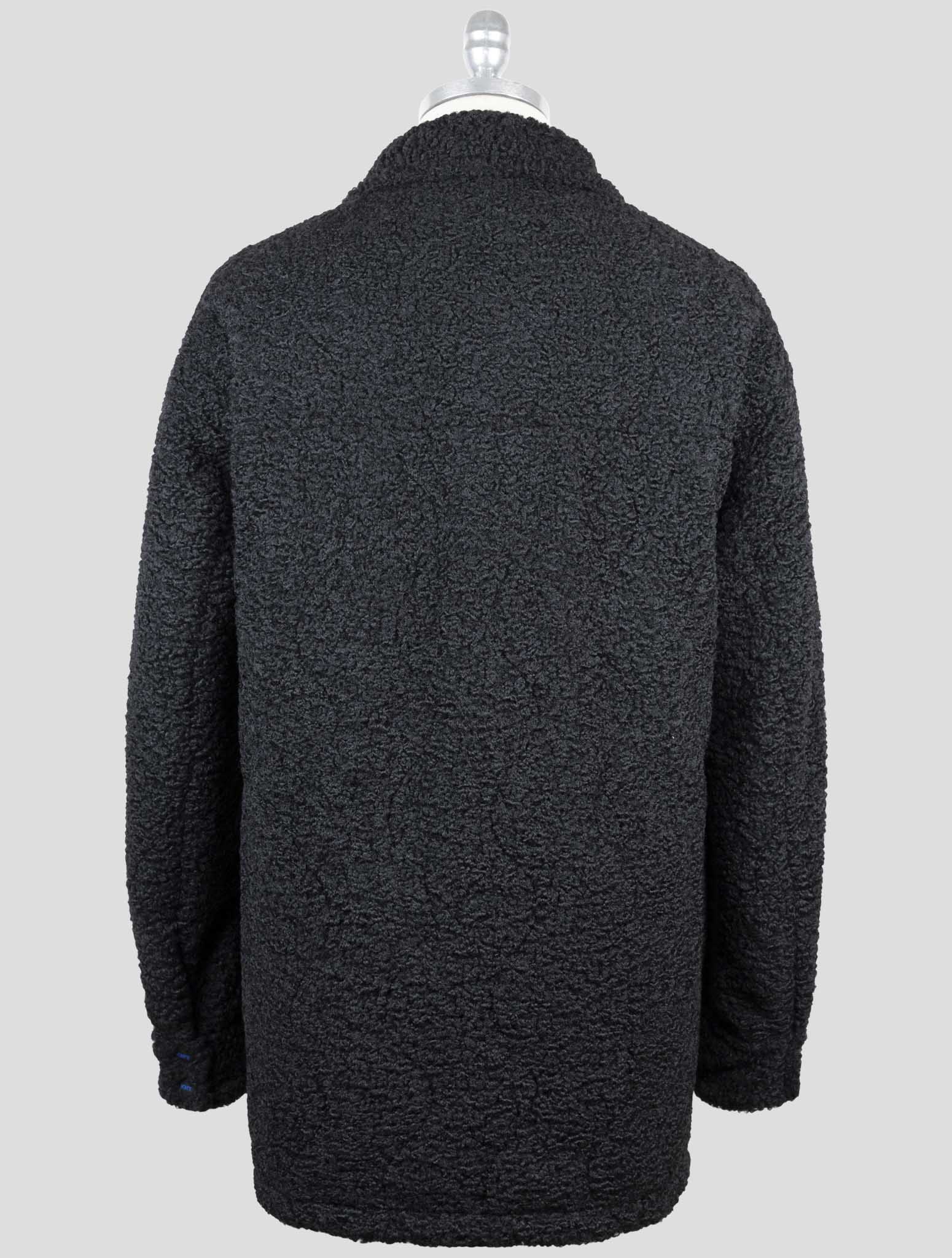 Kiton Knt Black Pl Pa Ea Coat