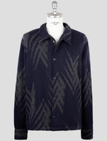 Kiton Knt Blue Gray Cashmere Pa Coat