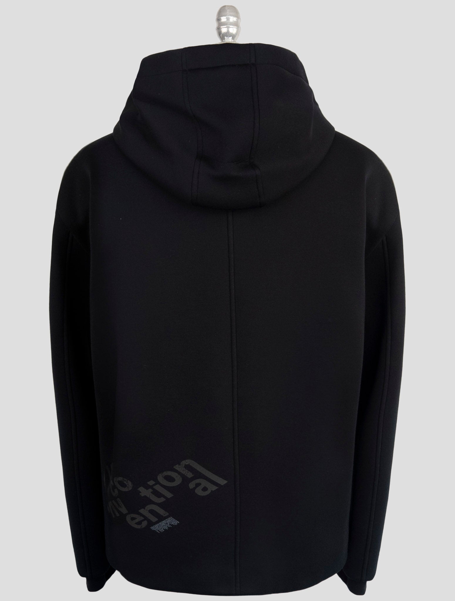 Kiton Knt Black Modal Coat