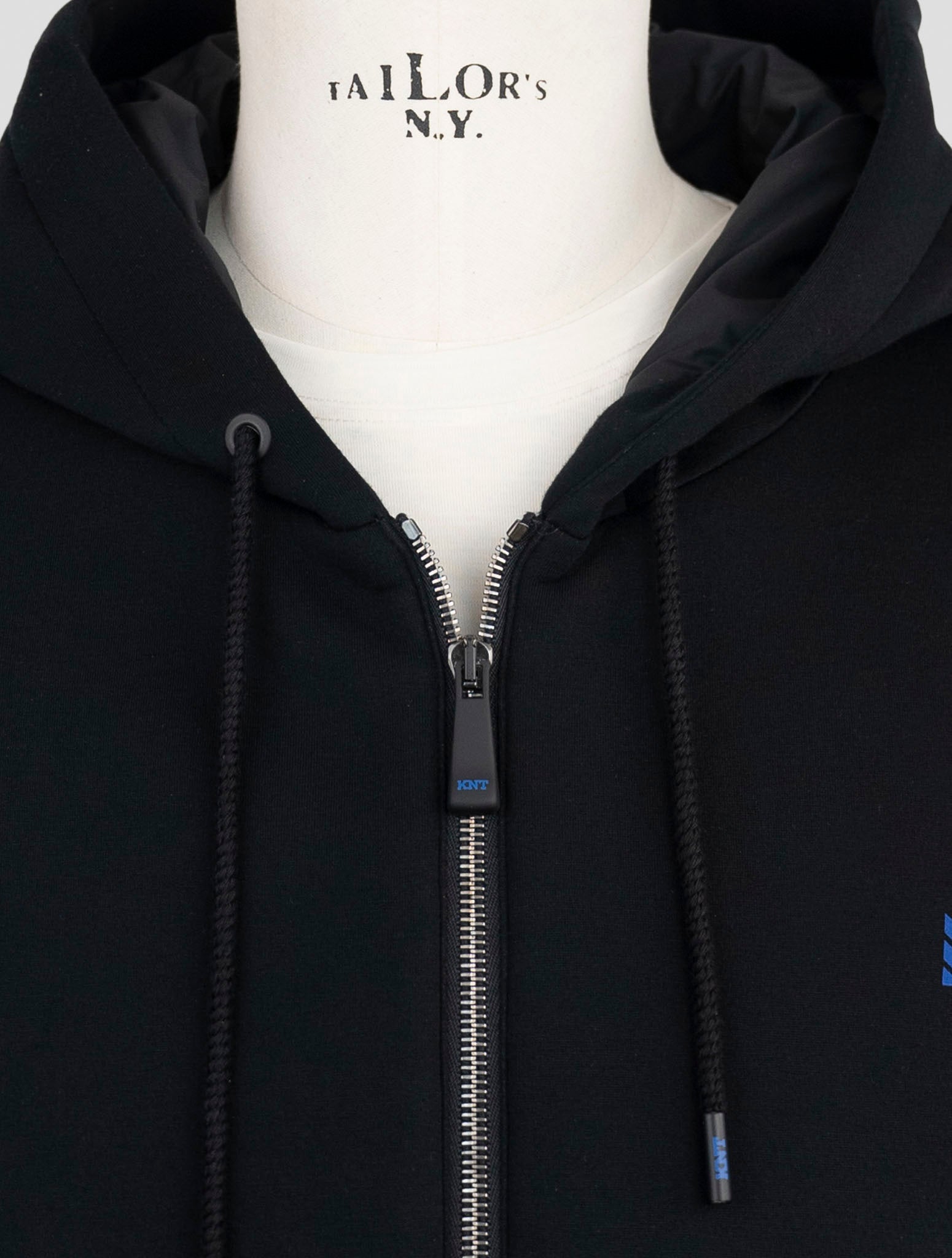 Kiton Knt Black Modal Coat