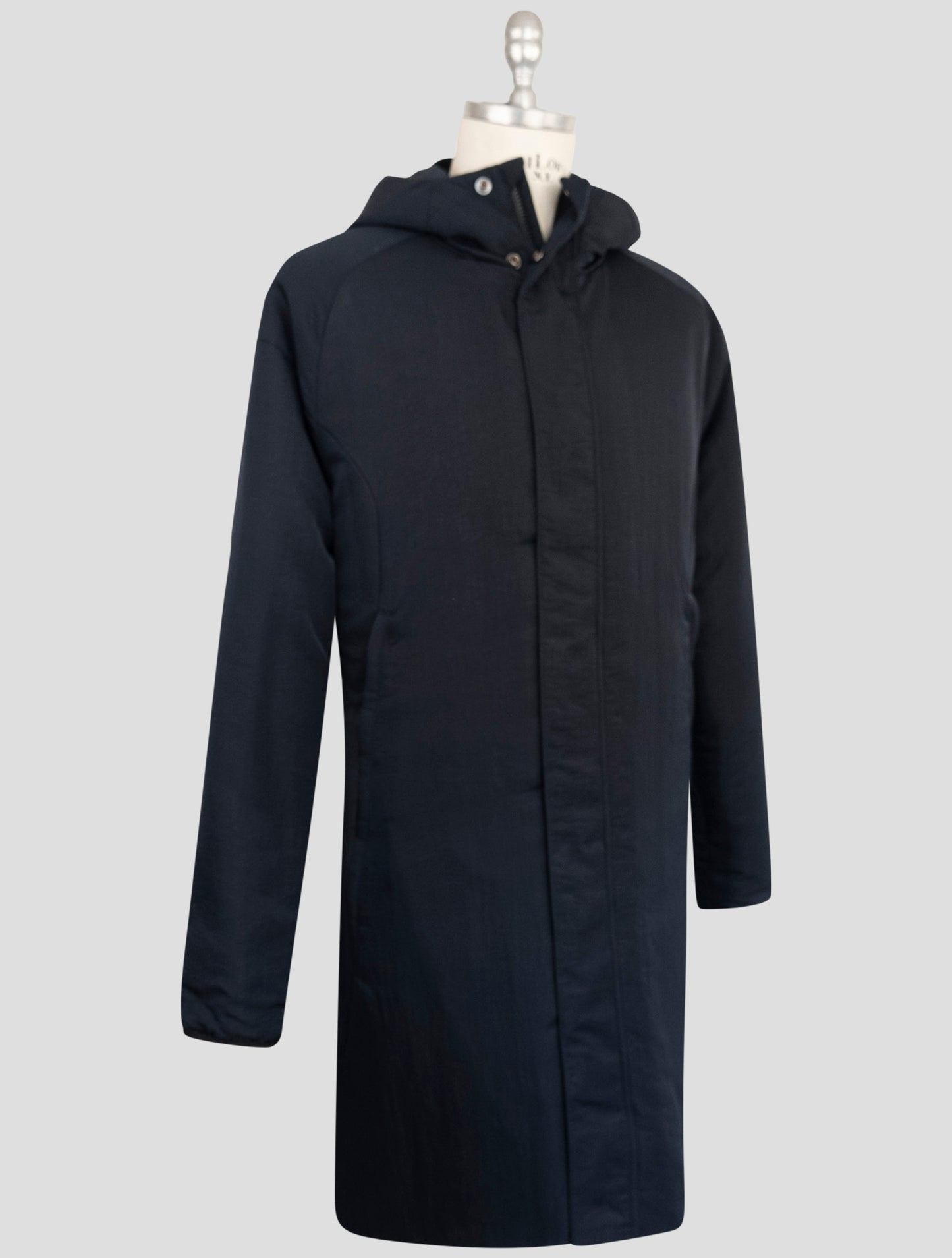 Kiton Knt Dark Blue Pa Overcoat