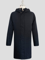 Kiton Knt Dark Blue Pa Overcoat