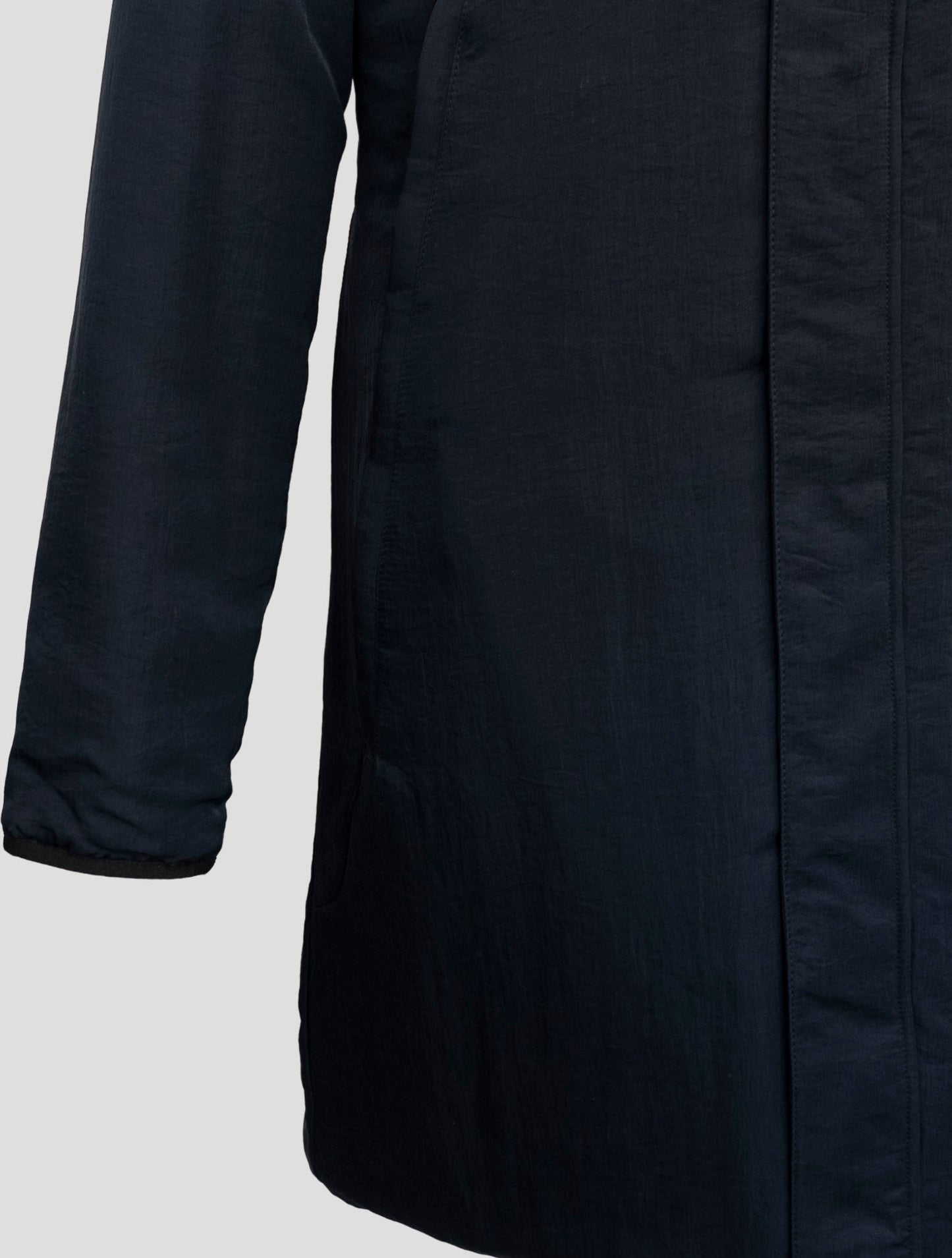 Kiton Knt Dark Blue Pa Overcoat