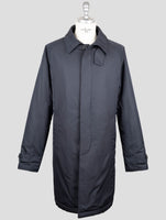 Kiton Knt Dark Blue Pl Overcoat