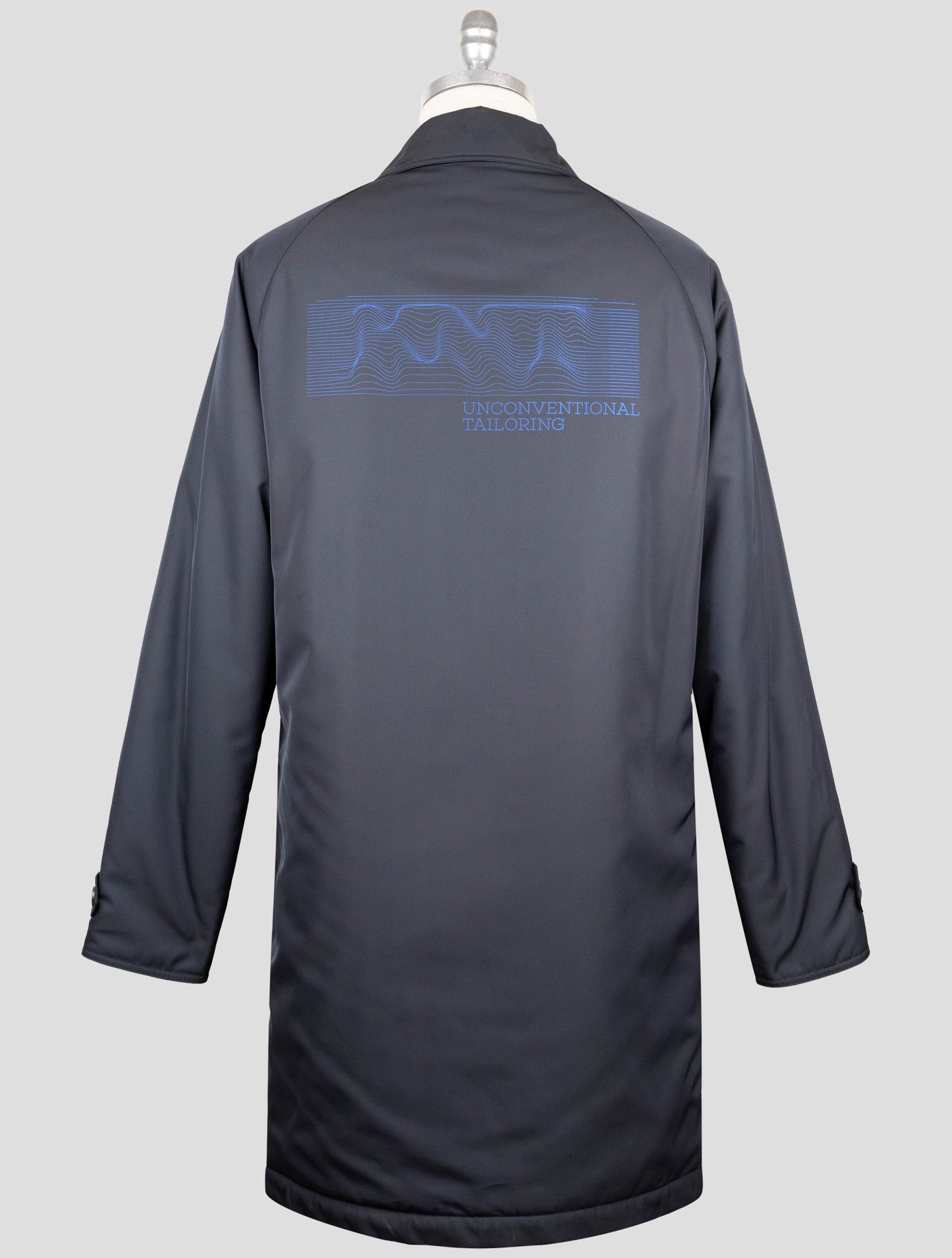 Kiton Knt Dark Blue Pl Overcoat