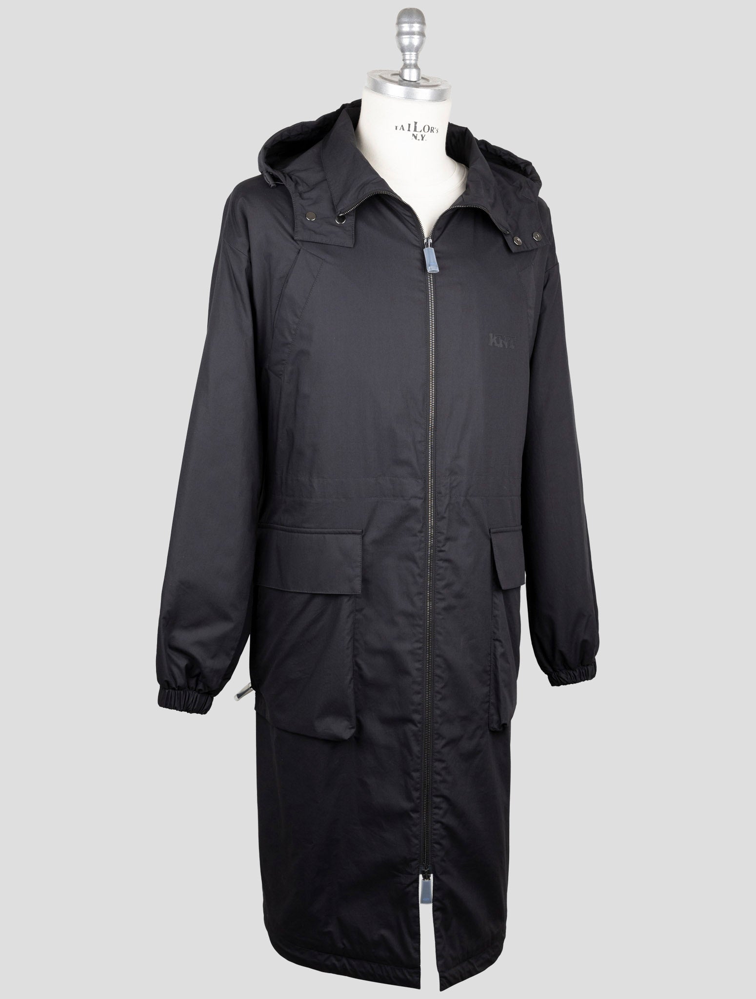 Kiton Knt Dark Blue Pl Overcoat