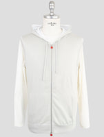 Kiton Gray Cotton Sweater Hoodie