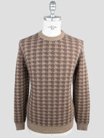 Kiton Brown Cashmere Sweater Crewneck