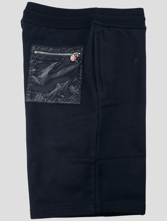 Kiton Blue Cotton Short Pant