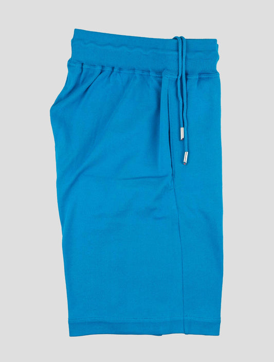 Kiton Blue Cotton Short Pants