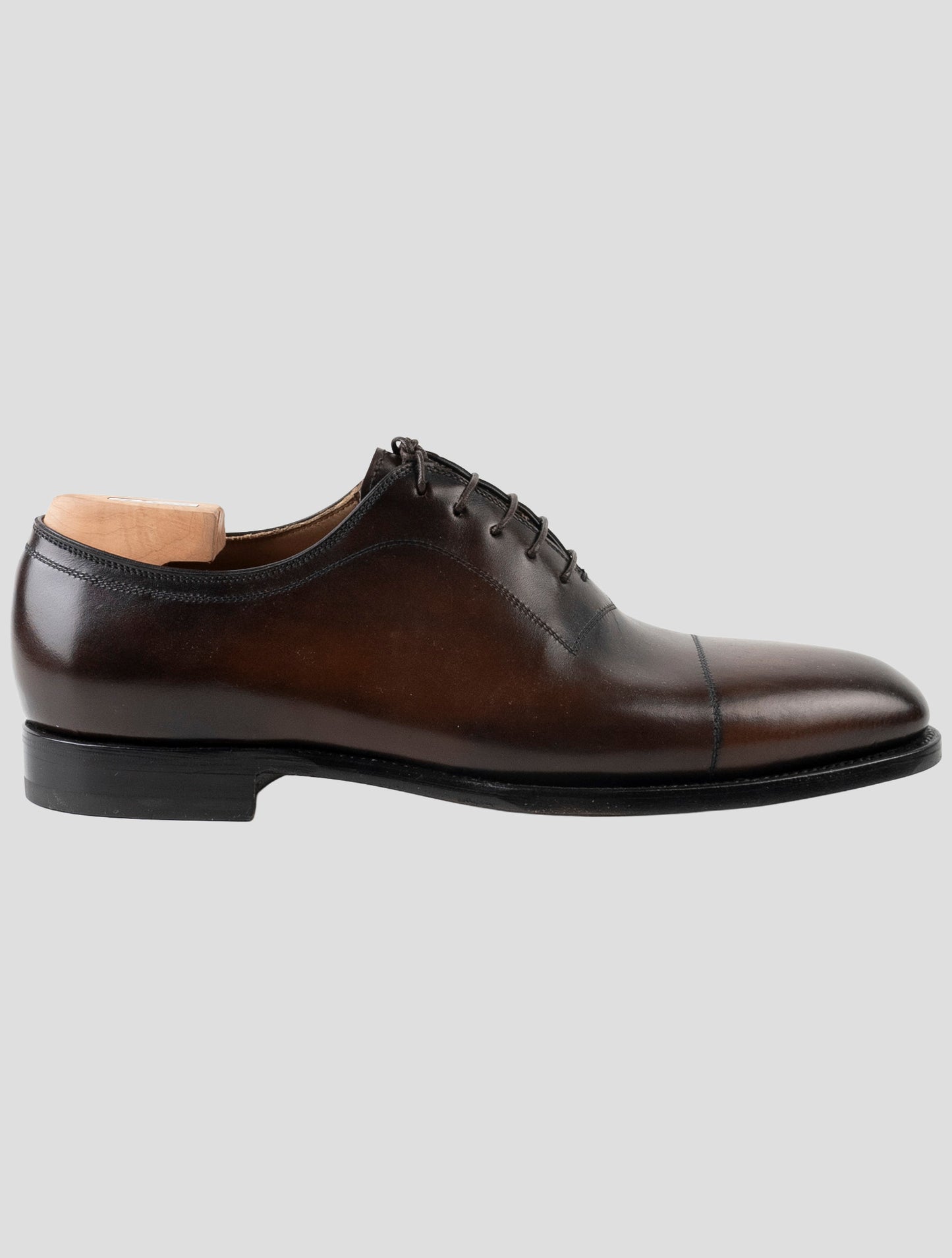Kiton Brown Leather Dress Shoes