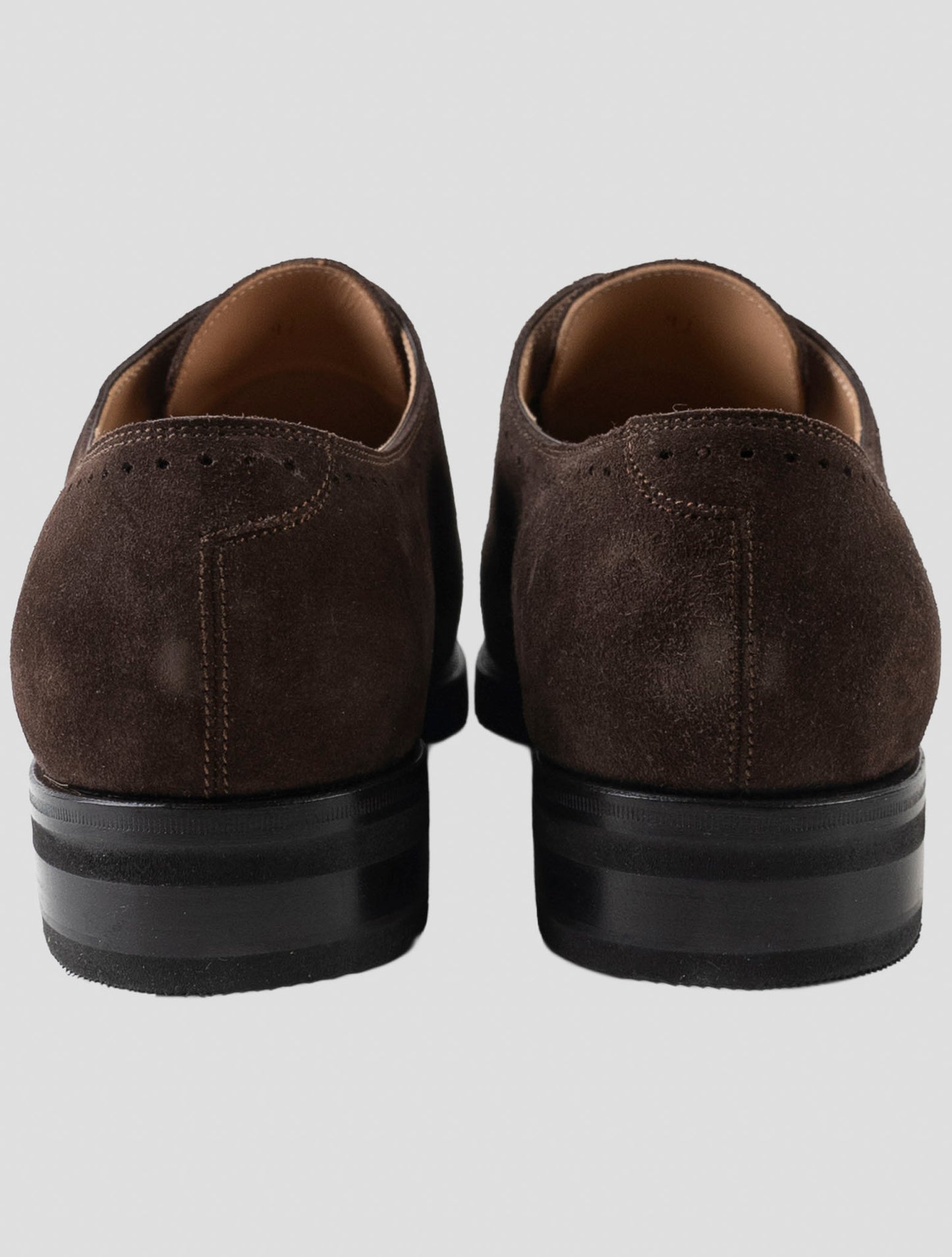 Kiton Brown Leather Suede Dress Shoes