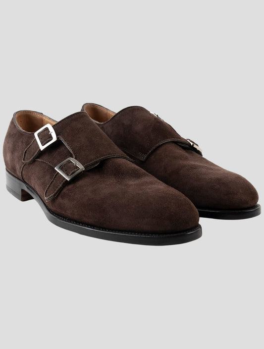 Kiton Brown Leather Suede Loafers