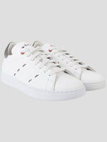 Kiton White Leather Sneakers
