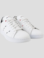 Kiton White Leather Sneakers