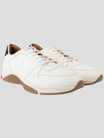 Kiton White Leather Sneakers