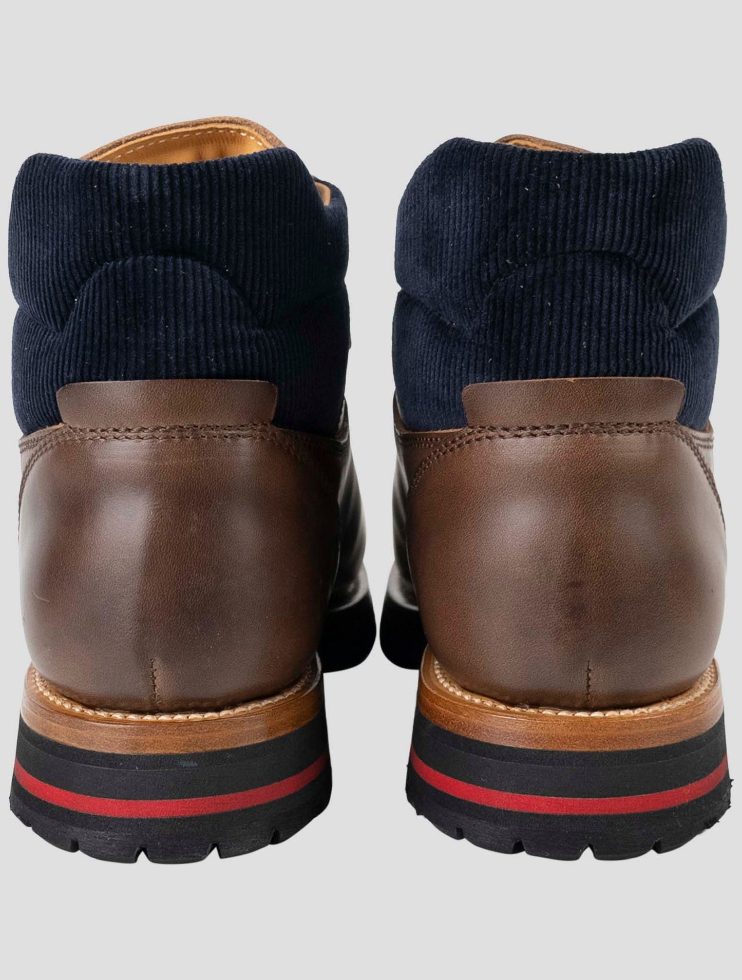 Kiton Brown Leather Boots