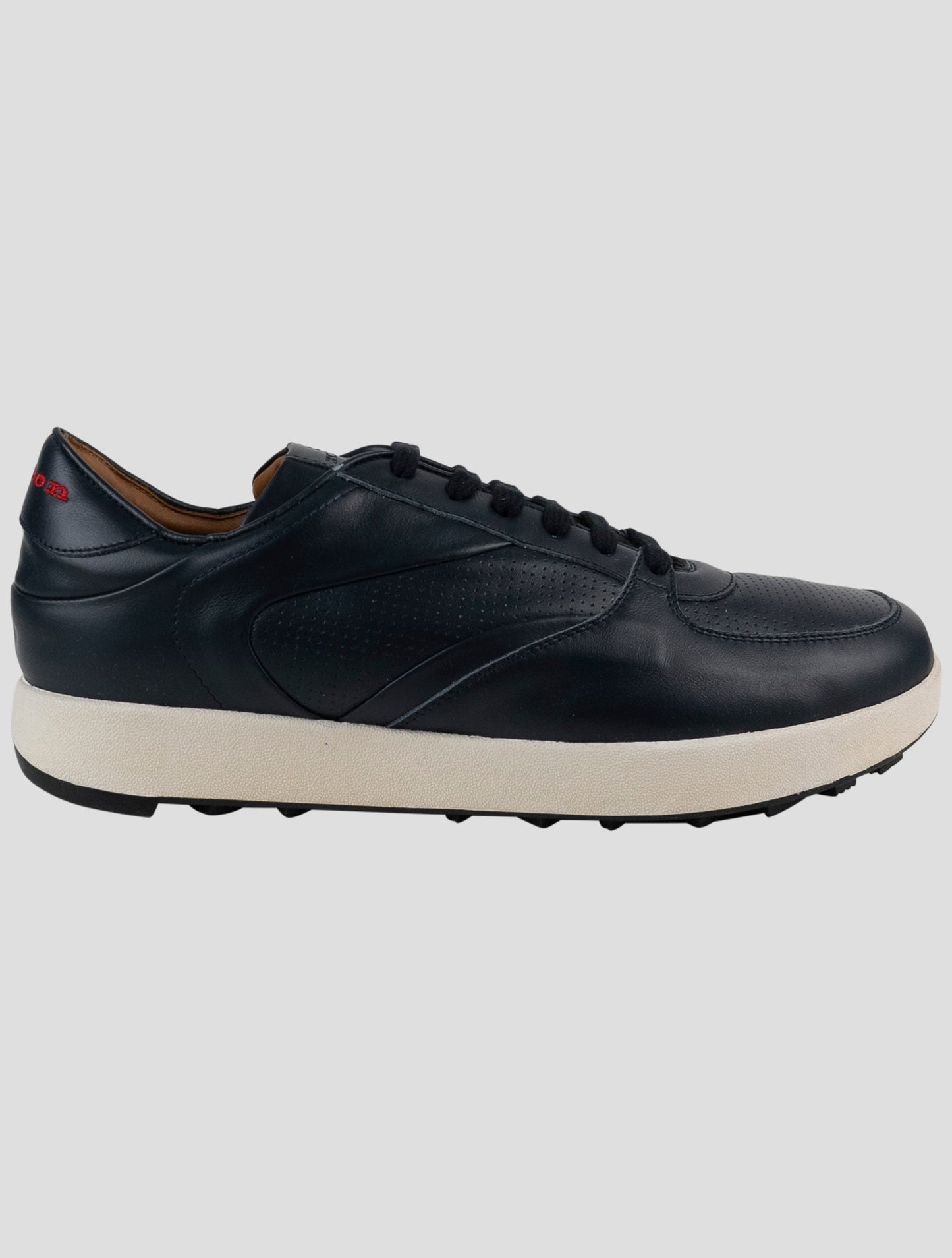 Kiton Blue Leather Sneakers