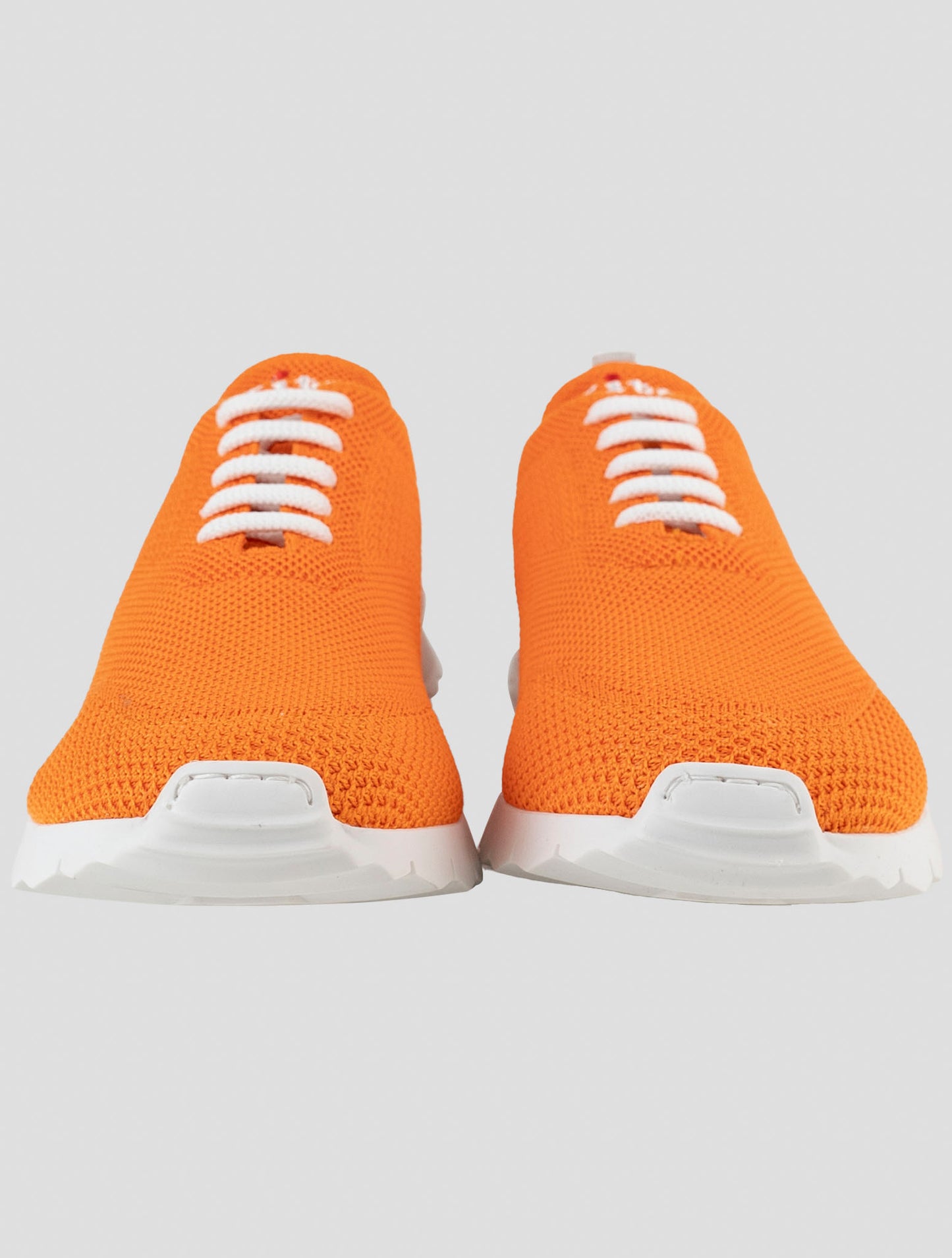 Kiton Orange Cotton Ea Sneakers