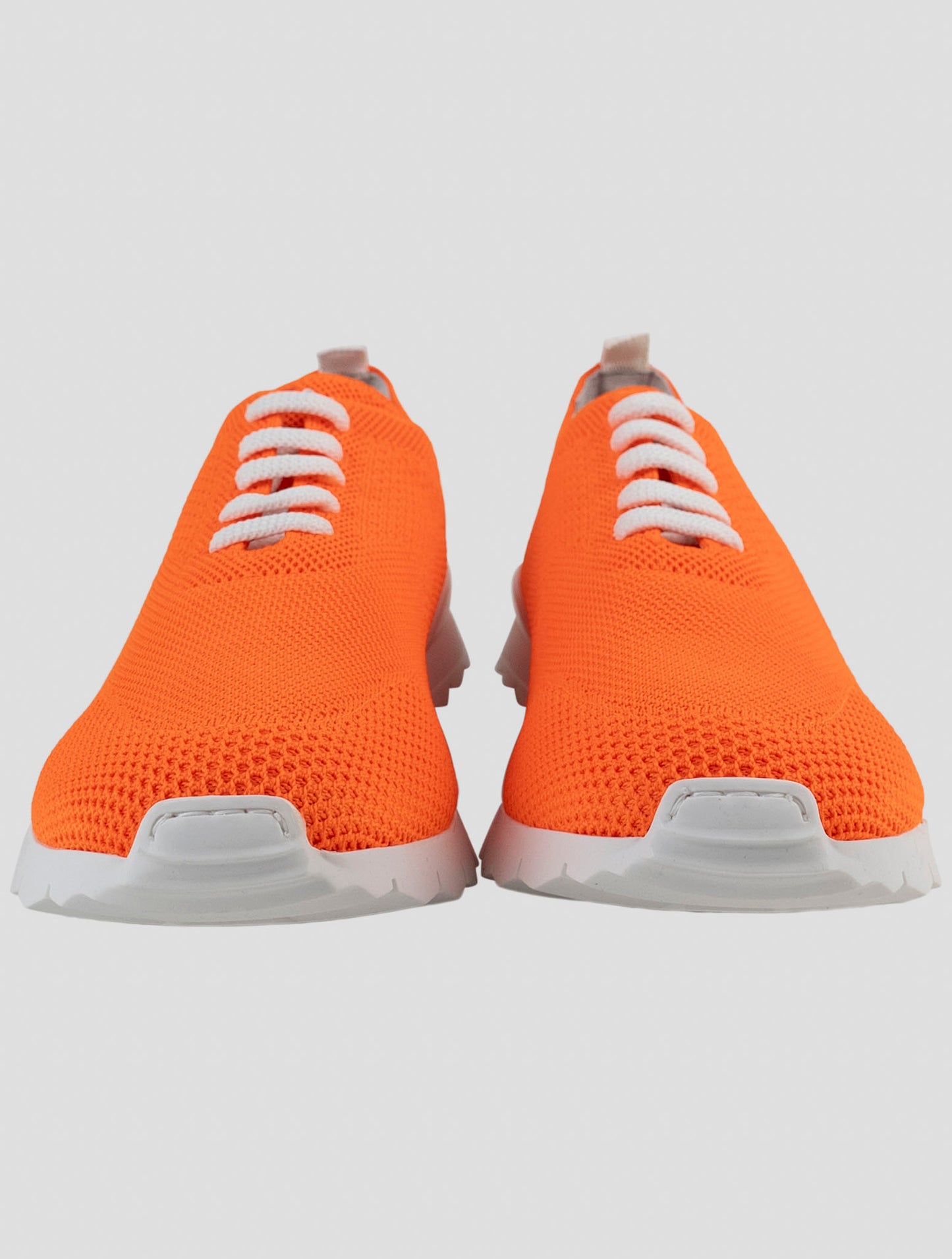 Kiton Orange Cotton Ea Sneakers
