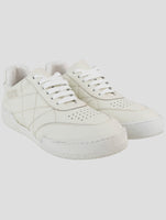 Kiton White Leather Sneakers