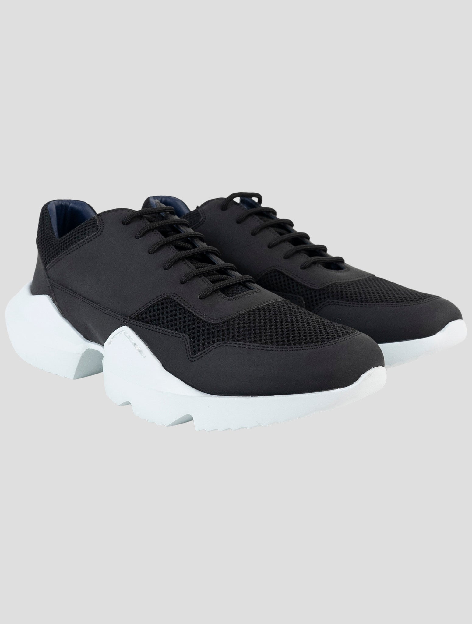 Kiton Black Pl Ea Plus One Sneakers