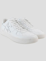 Kiton Knt White Leather Sneakers
