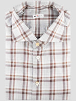 Kiton Brown Cotton Shirt