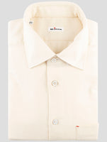 Kiton Yellow Cotton Shirt
