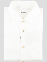 Kiton White Linen Shirt