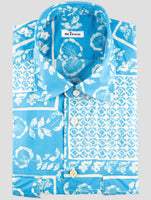 Kiton Light Blue Cotton Shirt
