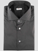 Kiton Black Cotton Pa Ea Shirt