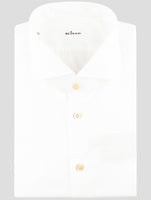 Kiton White Cotton Shirt