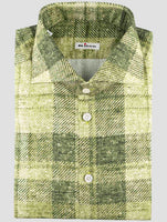 Kiton Green Cotton Shirt