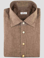 Kiton Green Linen Shirt