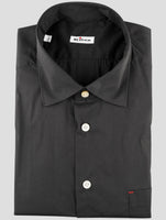 Kiton Black Cotton Shirt
