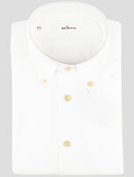Kiton White Cotton Shirt
