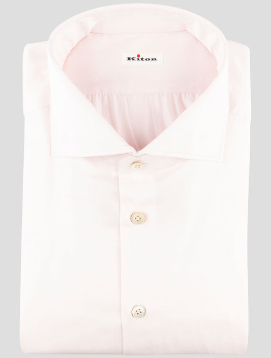 Kiton White Cotton Shirt