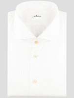 Kiton White Cotton Shirt