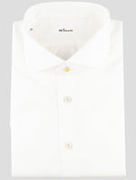 Kiton White Cotton Shirt