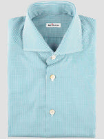 Kiton Green Cotton Shirt