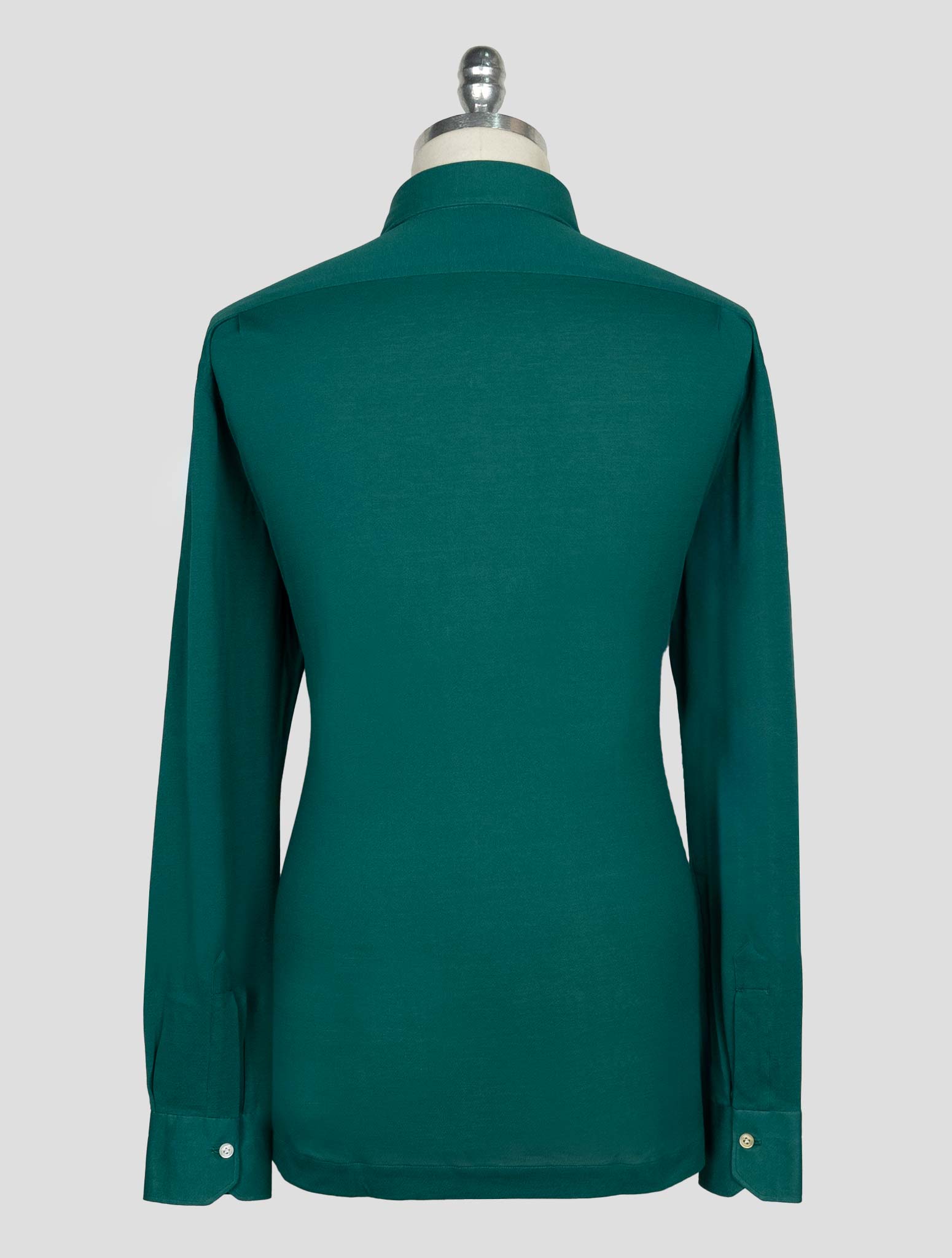 Kiton Green Cotton Sweater Polo