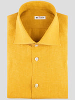 Kiton Yellow Linen Shirt