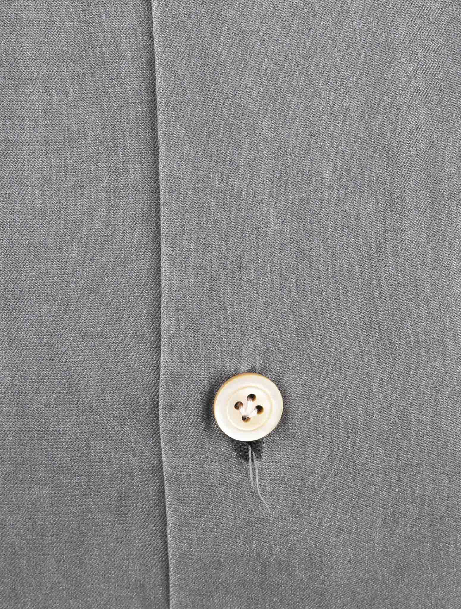 Kiton Gray Cotton Shirt