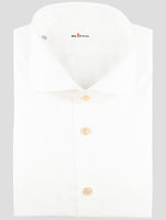 Kiton White Cotton Shirt