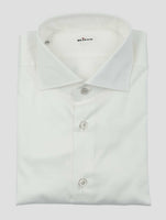 Kiton White Cotton Shirt