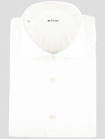 Kiton White Cotton Shirt
