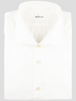 Kiton White Cotton Shirt